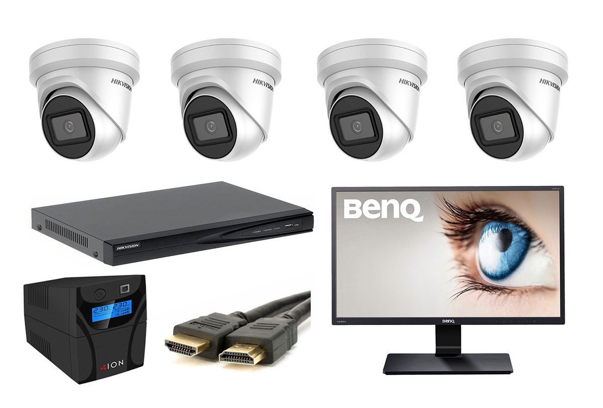 Hikvision 4 channel IP CCTV Network Camera System